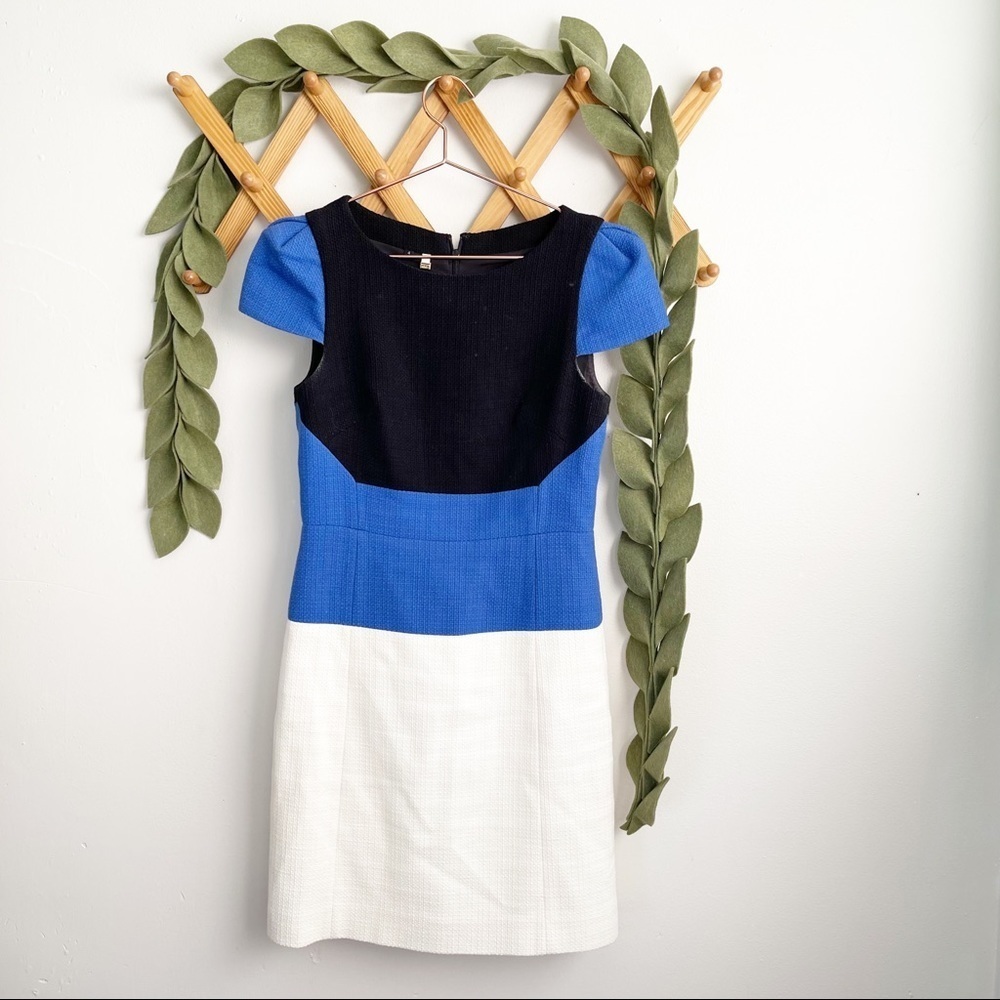 ✅4C Colorblock Sheath Dress